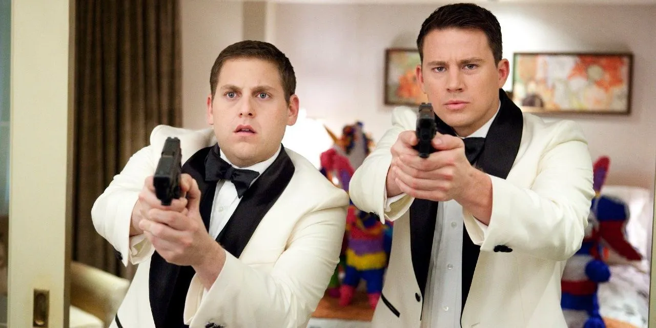 Channing Tatum y Jonah Hill en esmoquin