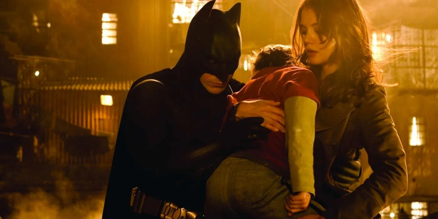 Batman mit Rachel Dawes