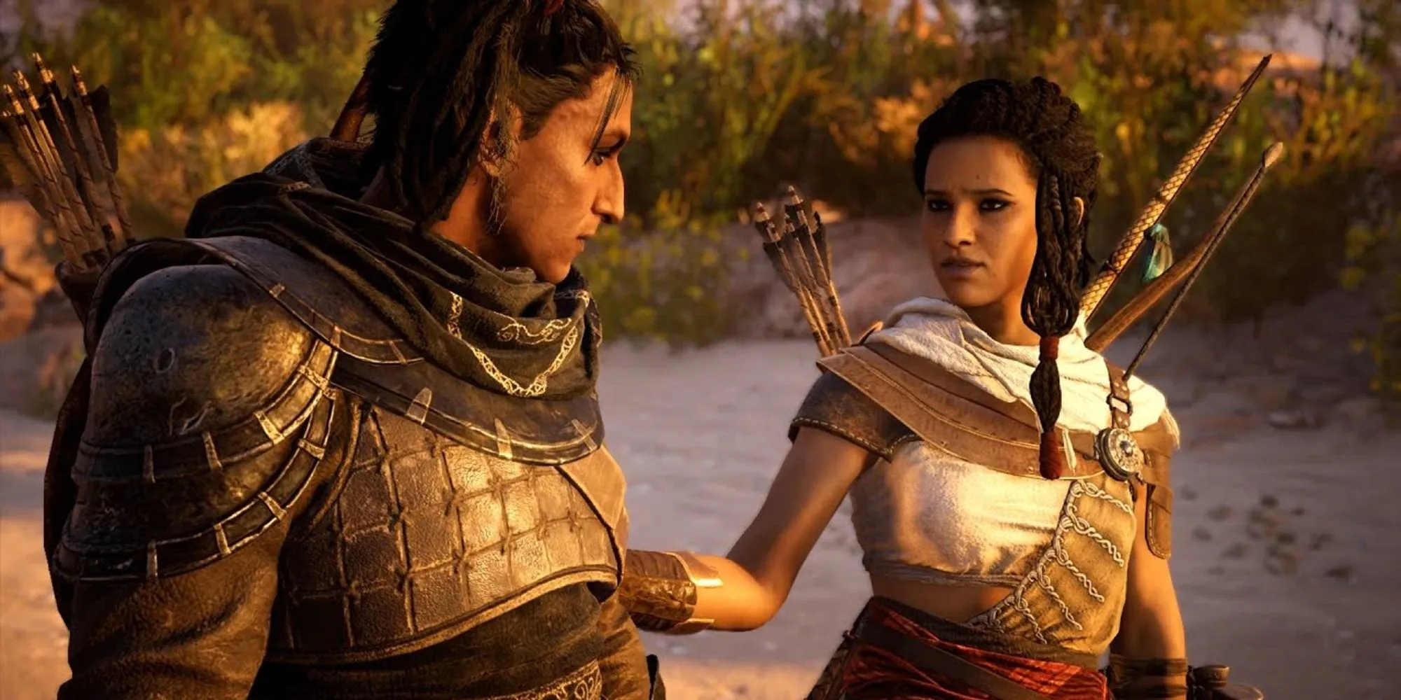 Bayek und Aya in Assassin's Creed Origins