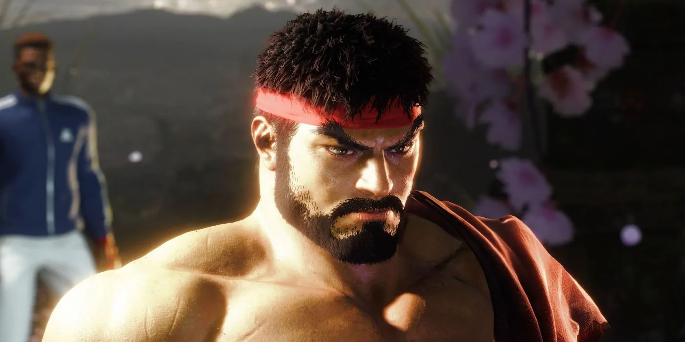 Ryu regarde stoïquement dans Street Fighter 6