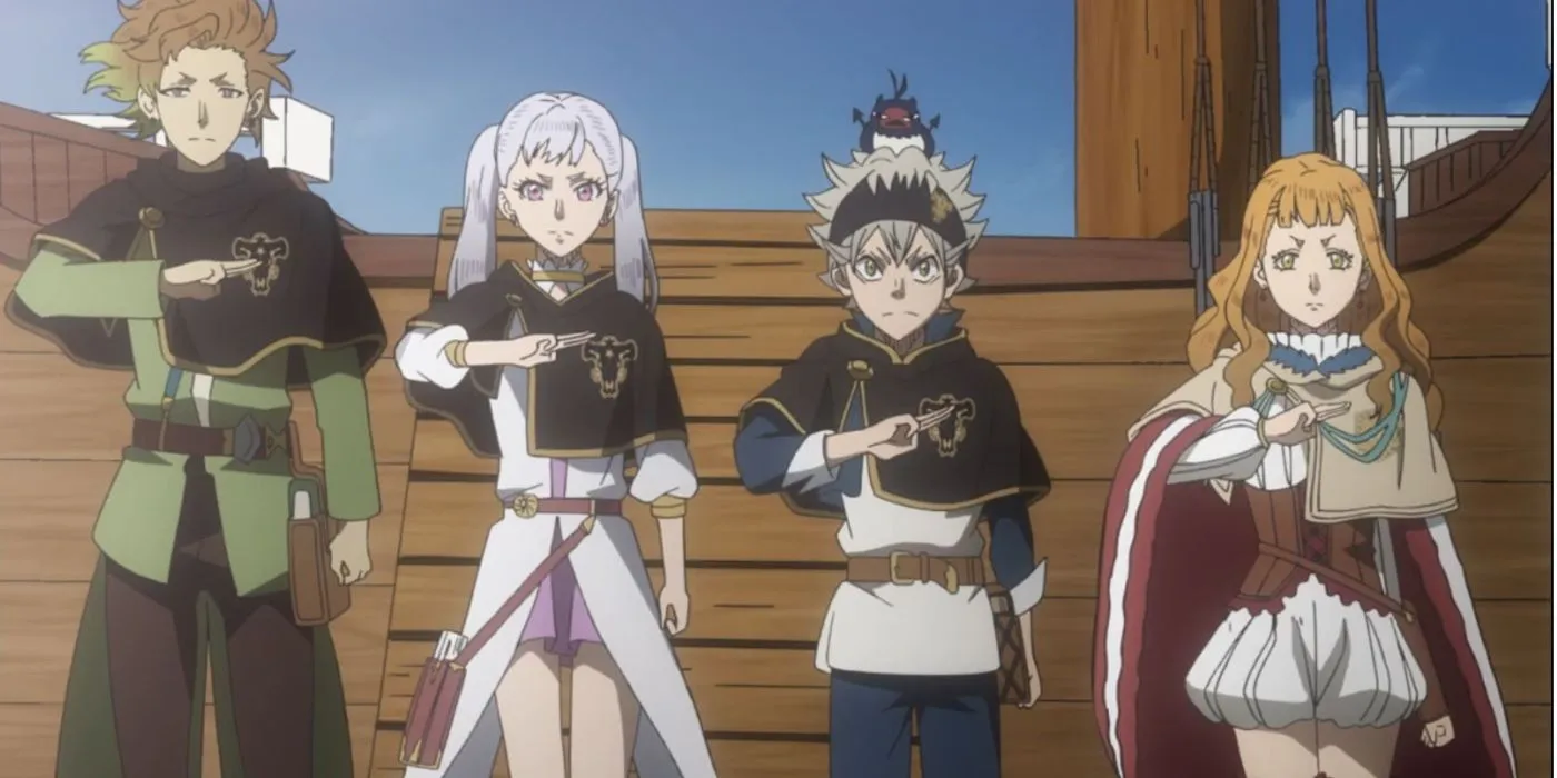 Asta e os Touros Negros em Black Clover