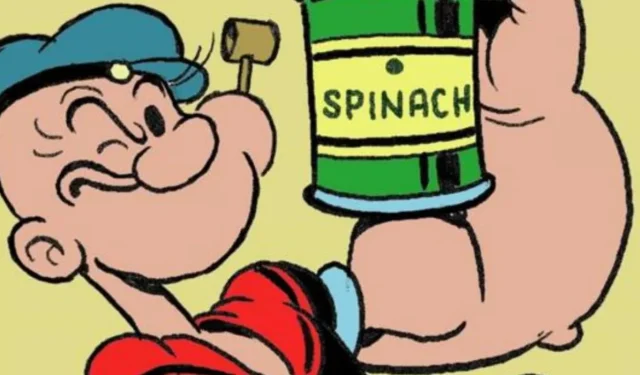 La verdad sobre la fuerza de Popeye: no se trata solo de espinacas enlatadas