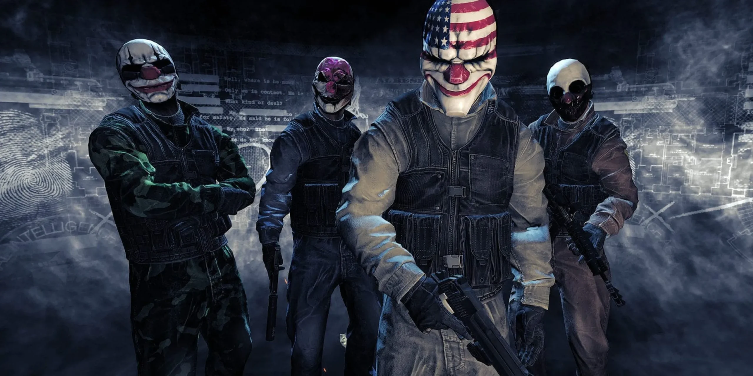 Colagem do Payday 2