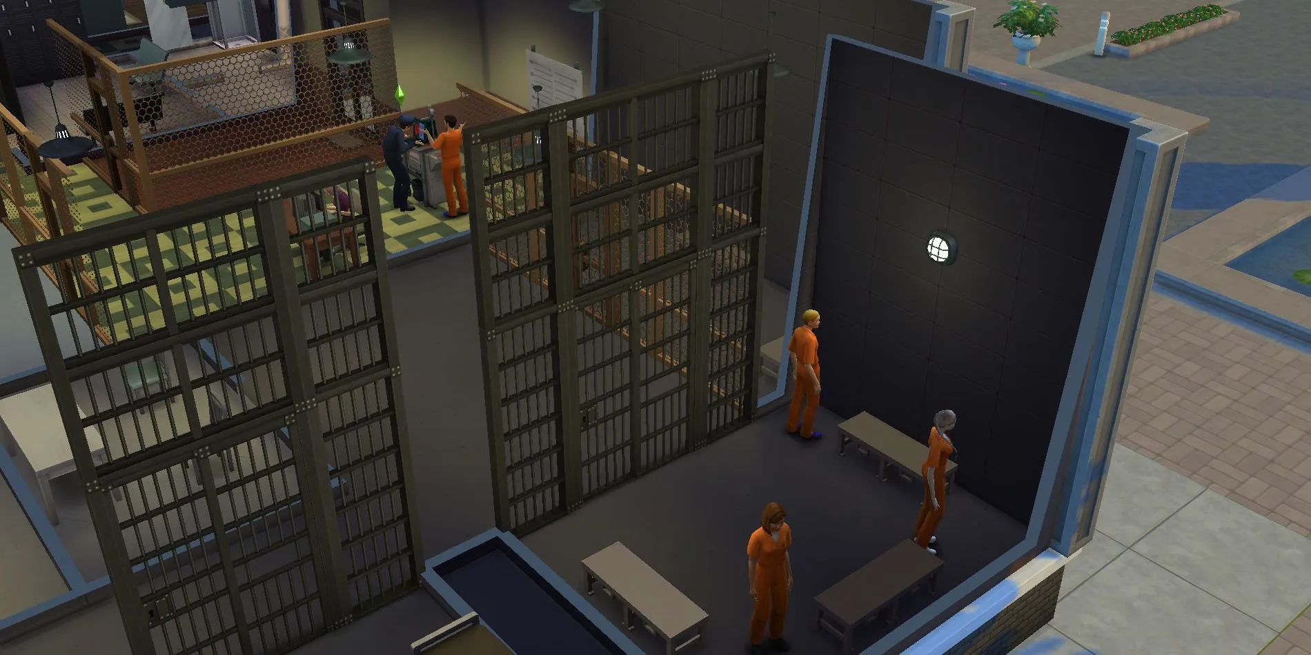 Criminal Sims can only rot in jail in The Sims 4