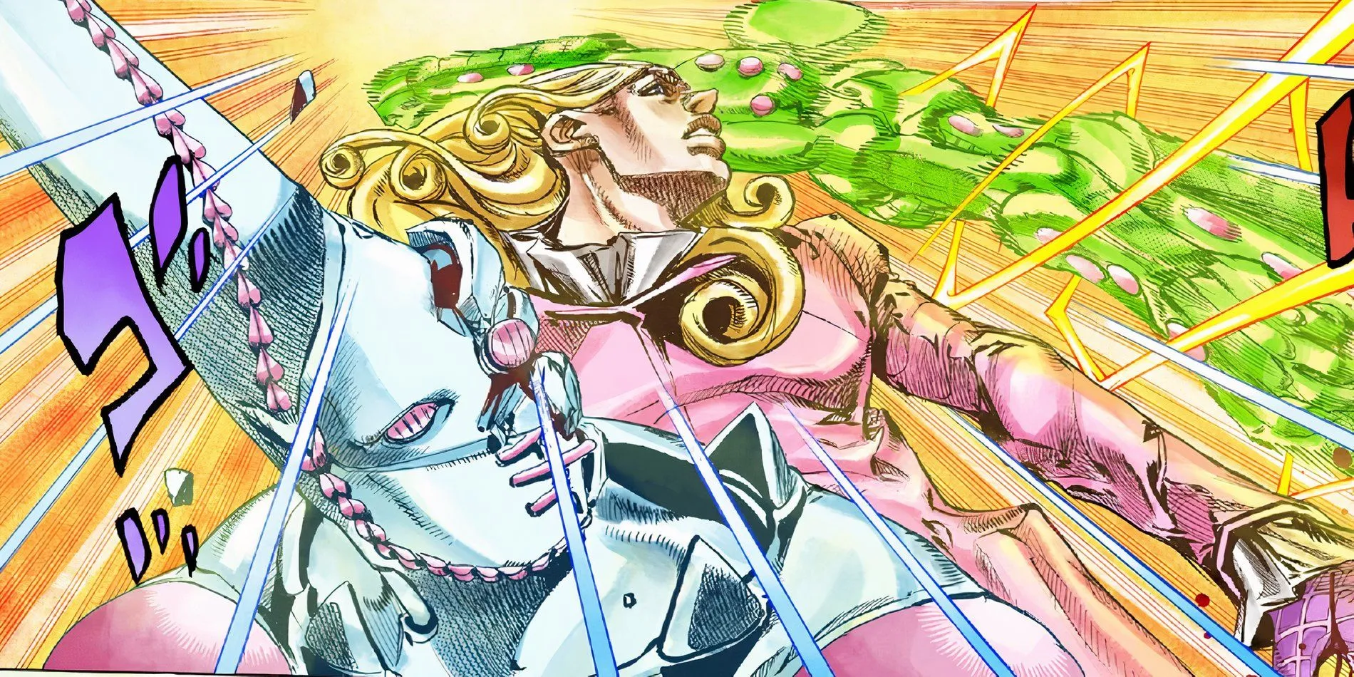 Parte 7 Jojo - D4C e Funny Valentine vengono colpiti da Gyro Ball Breaker