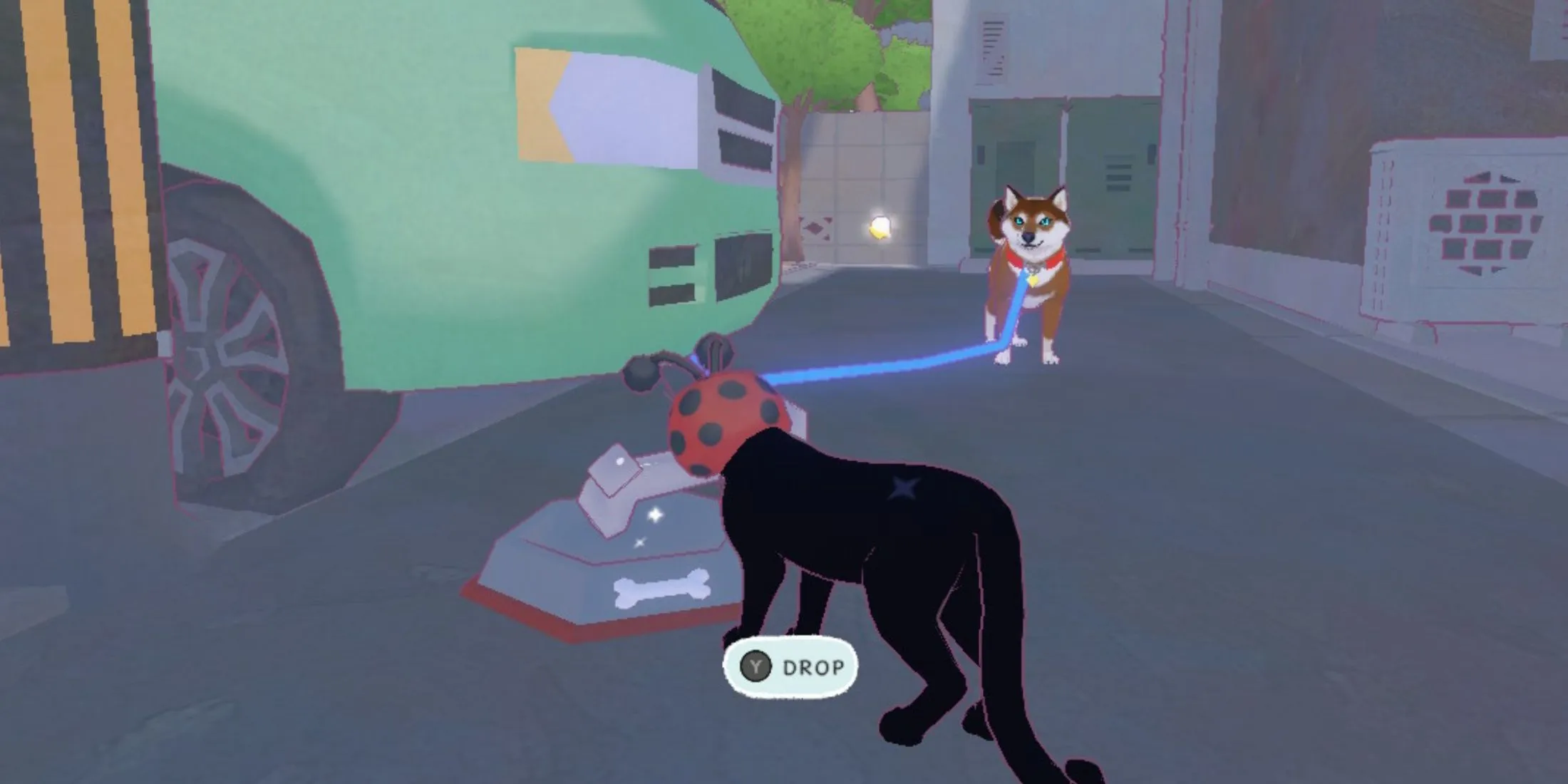 Interagir avec les objets dans Little Kitty, Big City