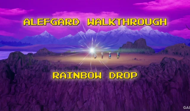 Guía de Dragon Quest 3 Remake: guía de los objetos clave de Rainbow Drop y Alefgard