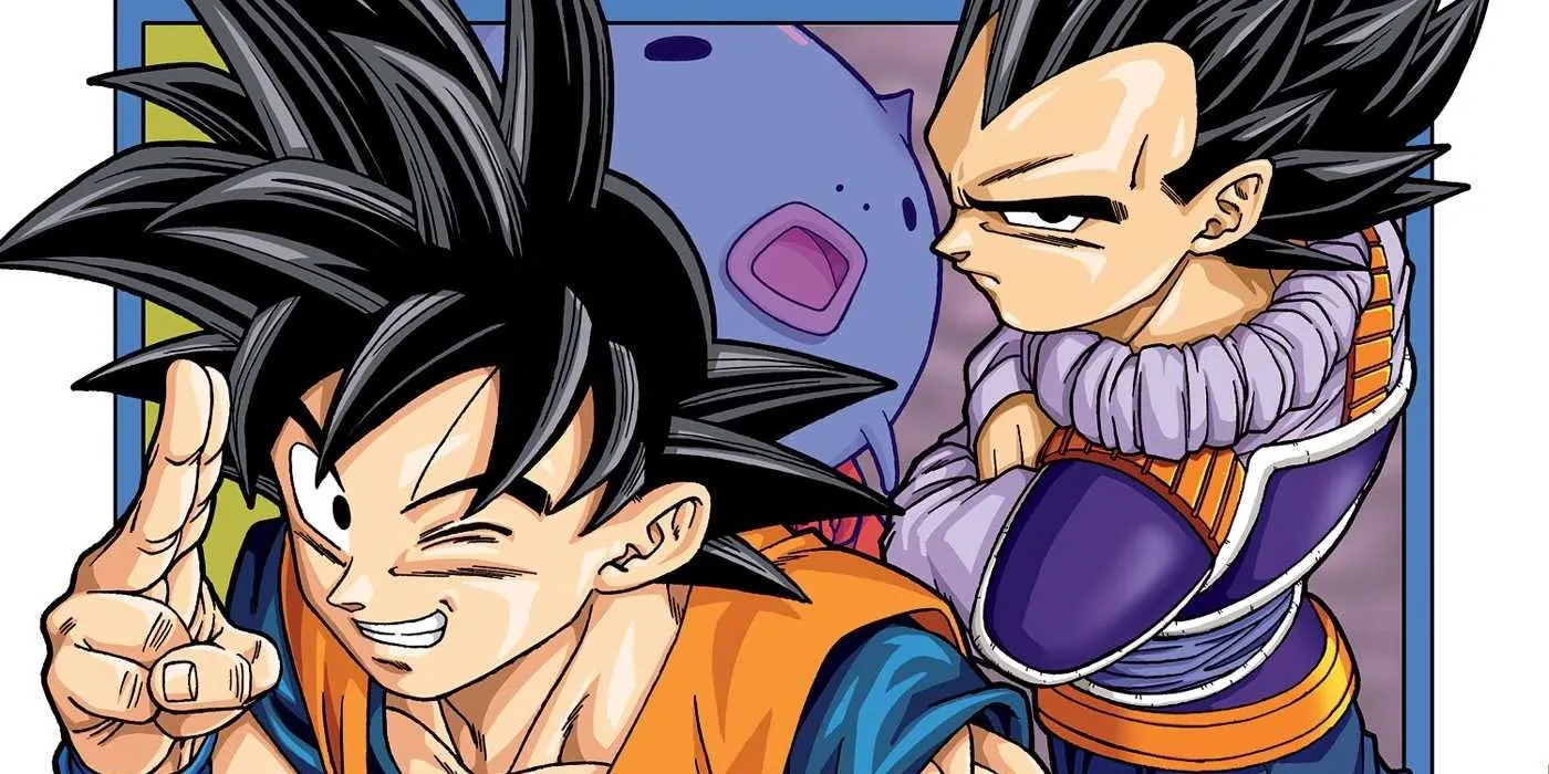 Portada de Dragon Ball Super con Vegeta y Goku