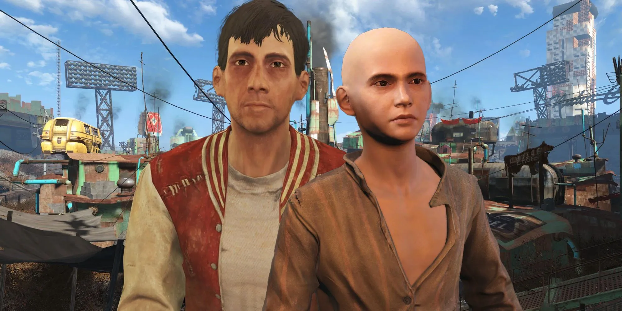 Travis Miles and Sheng Kawolski in Fallout 4