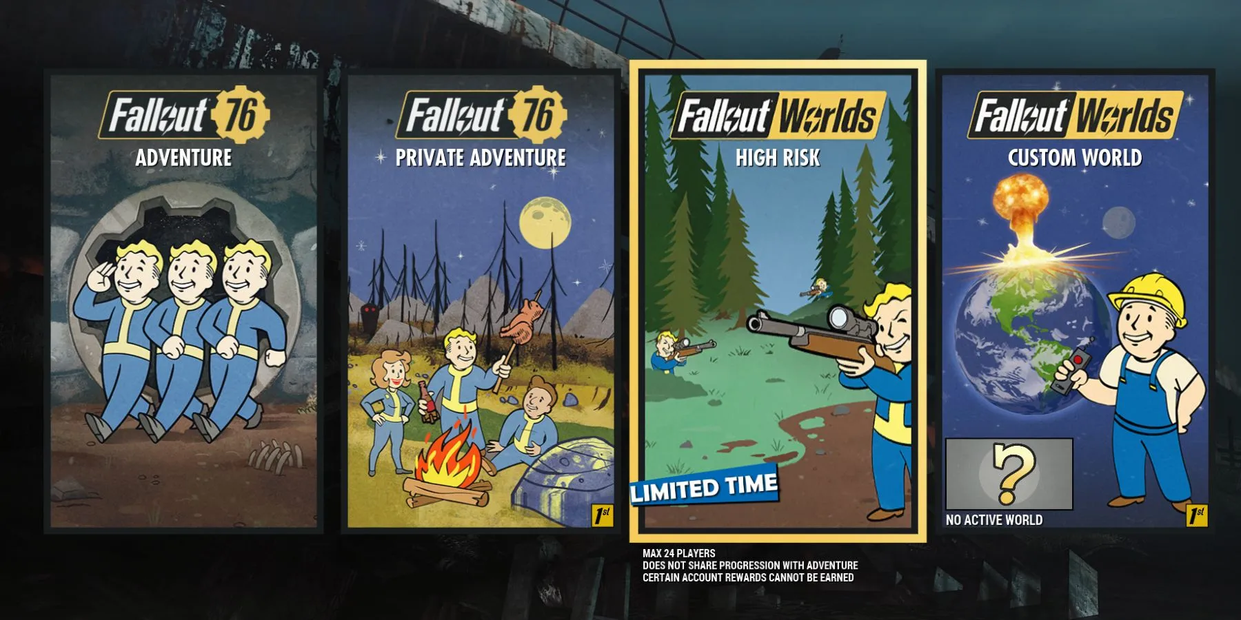 Modalità di gioco Fallout 76