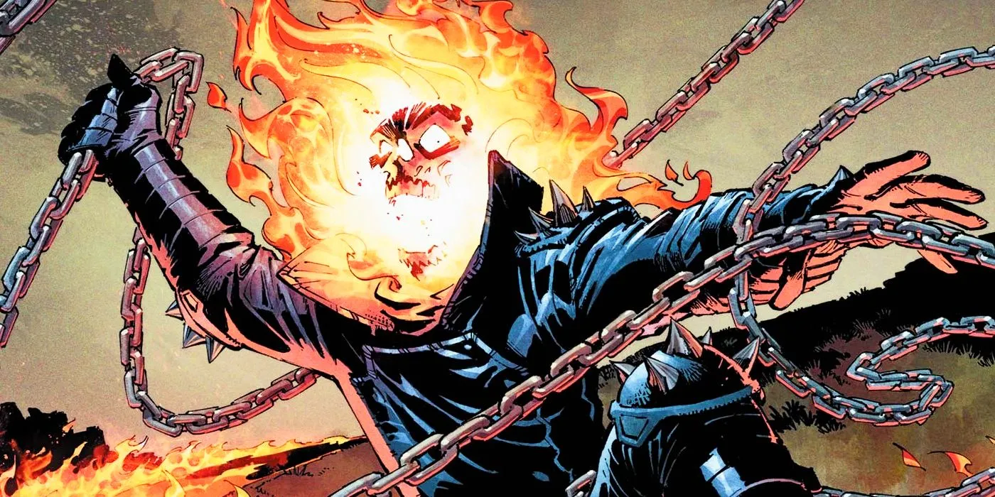 Ghost Rider with chains