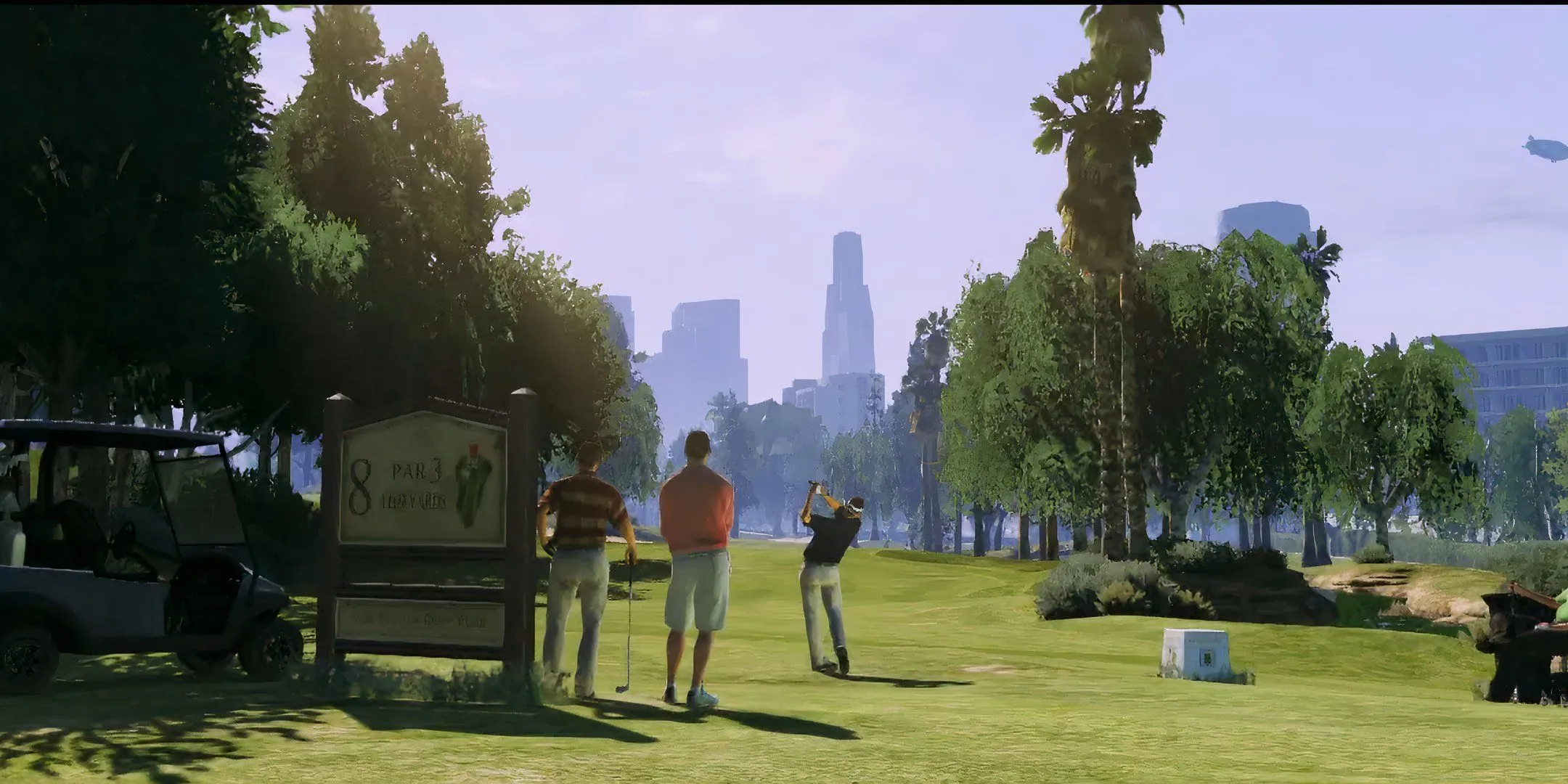 Giocare a golf in GTA Online