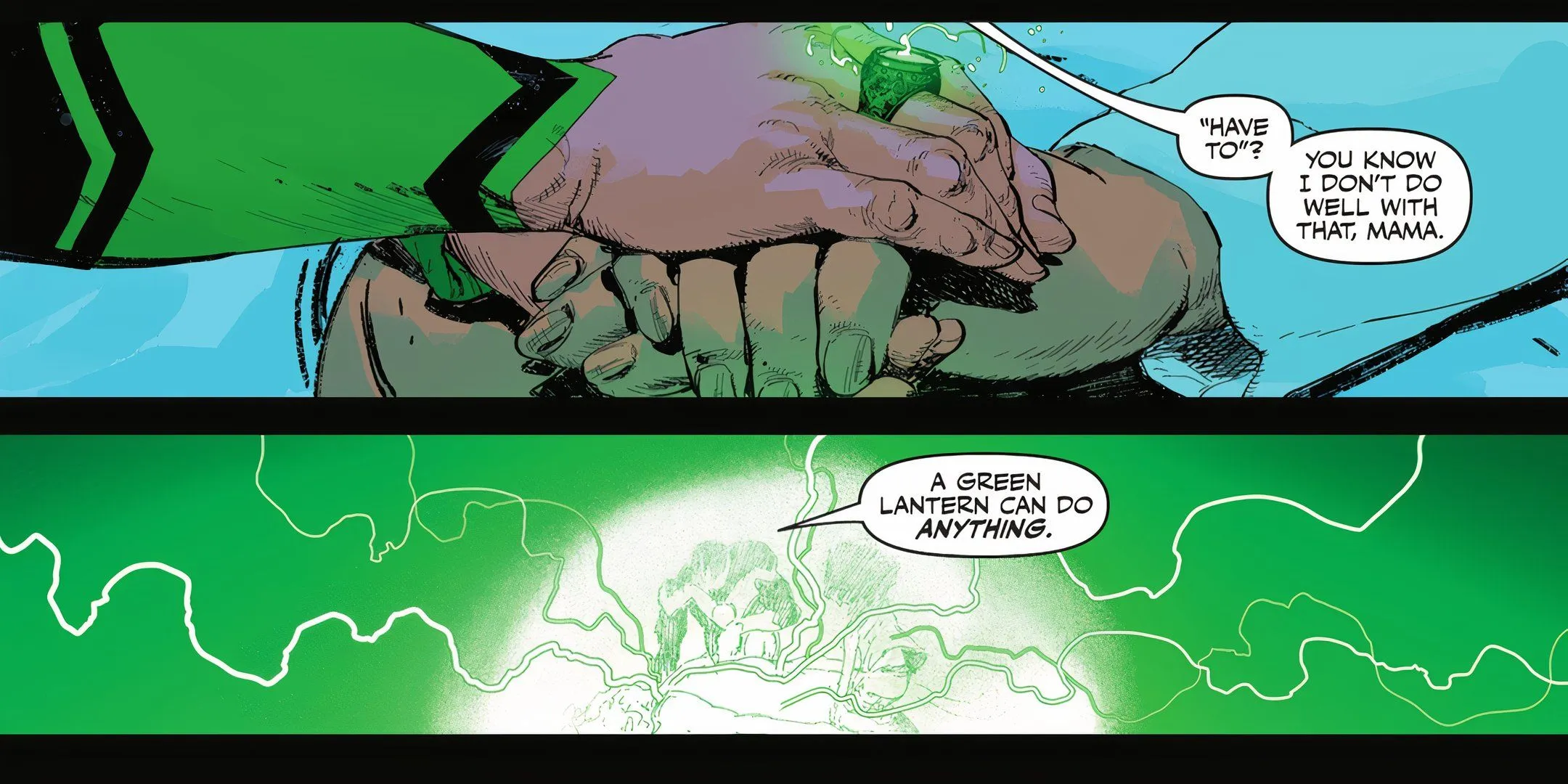 Green Lantern John Stewart ratuje swoją matkę DC