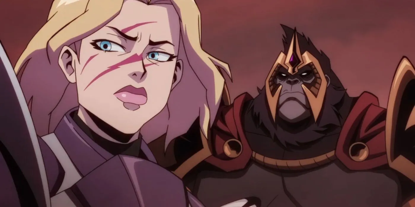 Ilana and Grodd in Creature Commandos Episode 4