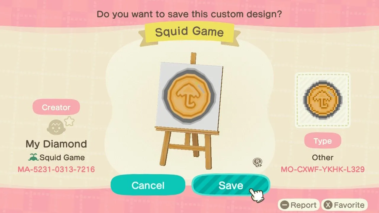 Individuelles Design in Animal Crossing