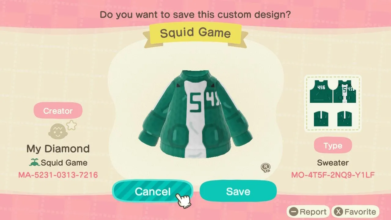 Cosplay in Animal Crossing: New Horizons