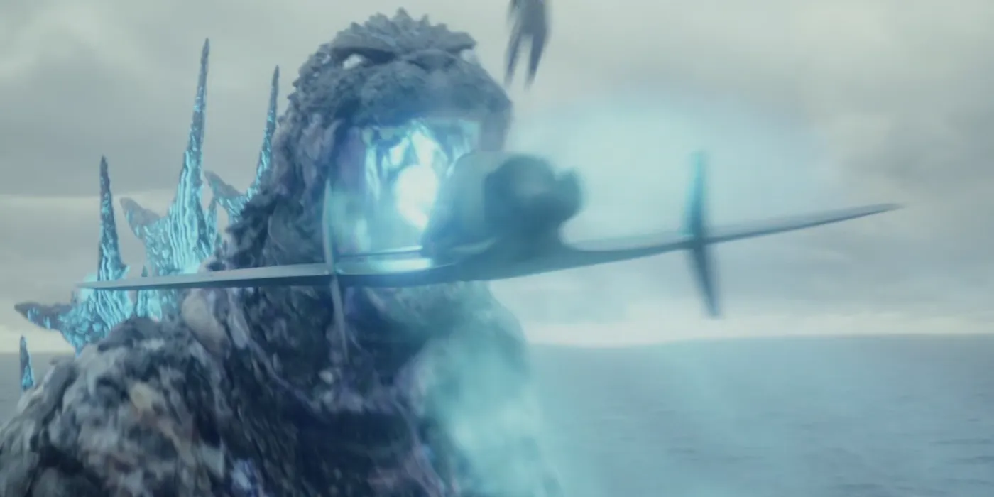 Otra escena de Godzilla Minus One