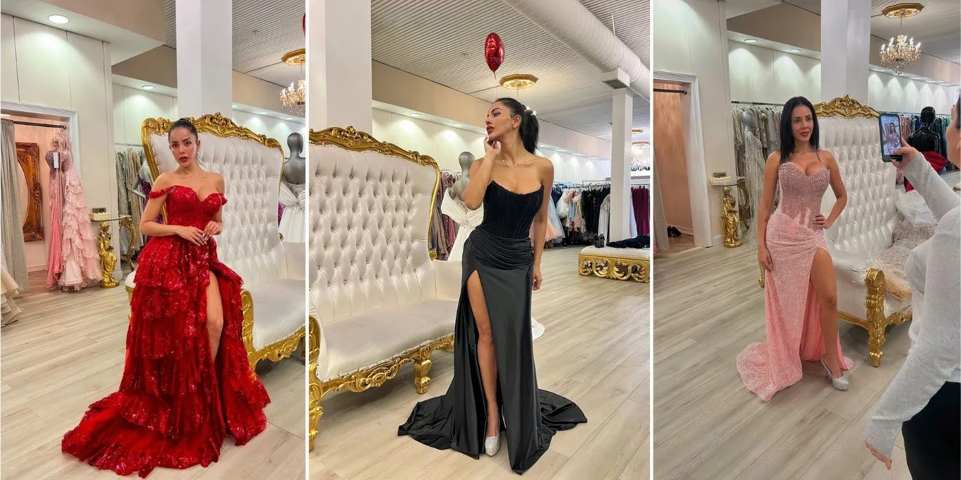 Jasmine Pineda de 90 Day The Last Resort en Instagram con vestidos