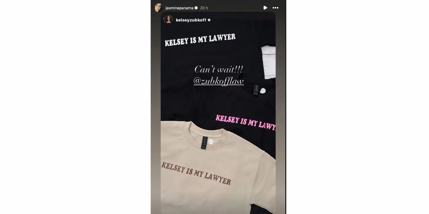 Jasmine Pineda in 90 Day Fiancé on Instagram promoting lawyer