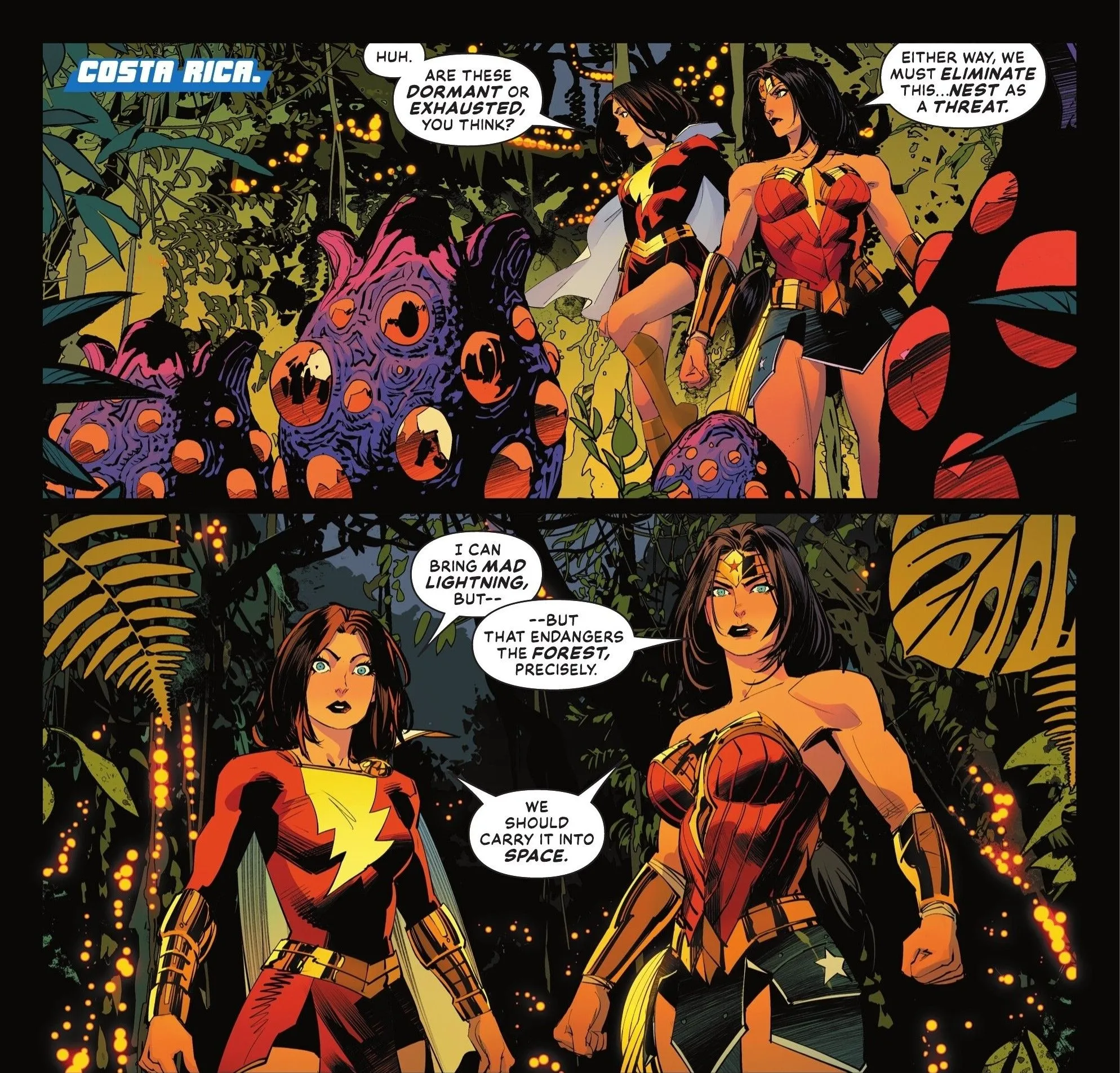 Justice League illimitata #2 mary marvel wonder woman 1