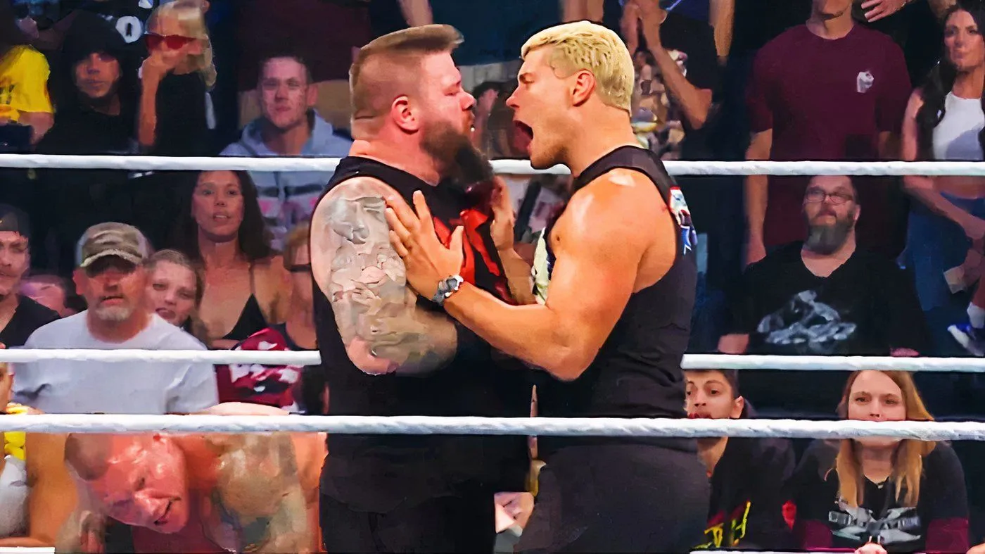 Kevin Owens konfrontiert Cody Rhodes bei SmackDown am 27. September 2024