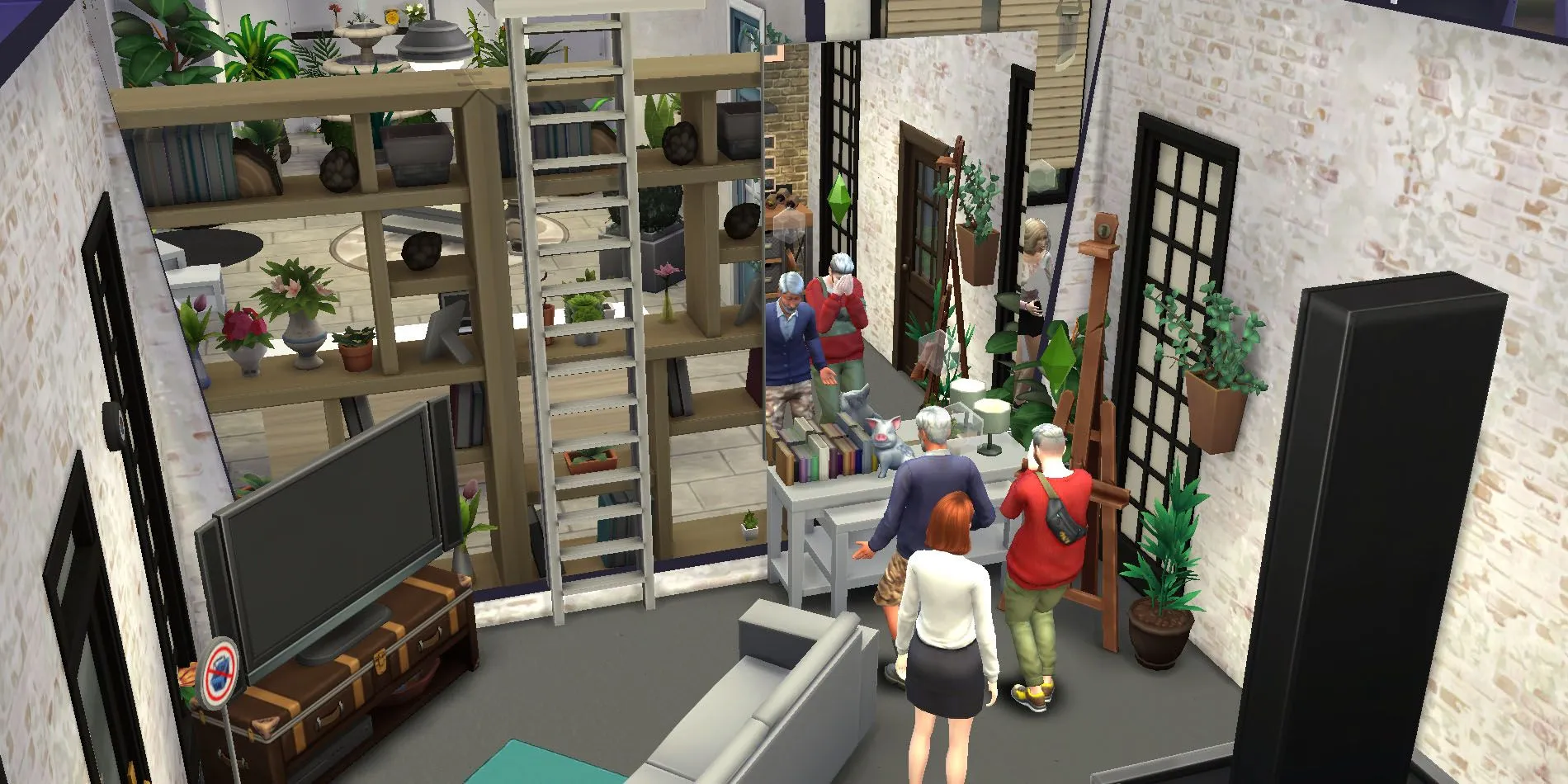 Escaleras sobre escaleras en Los Sims 4