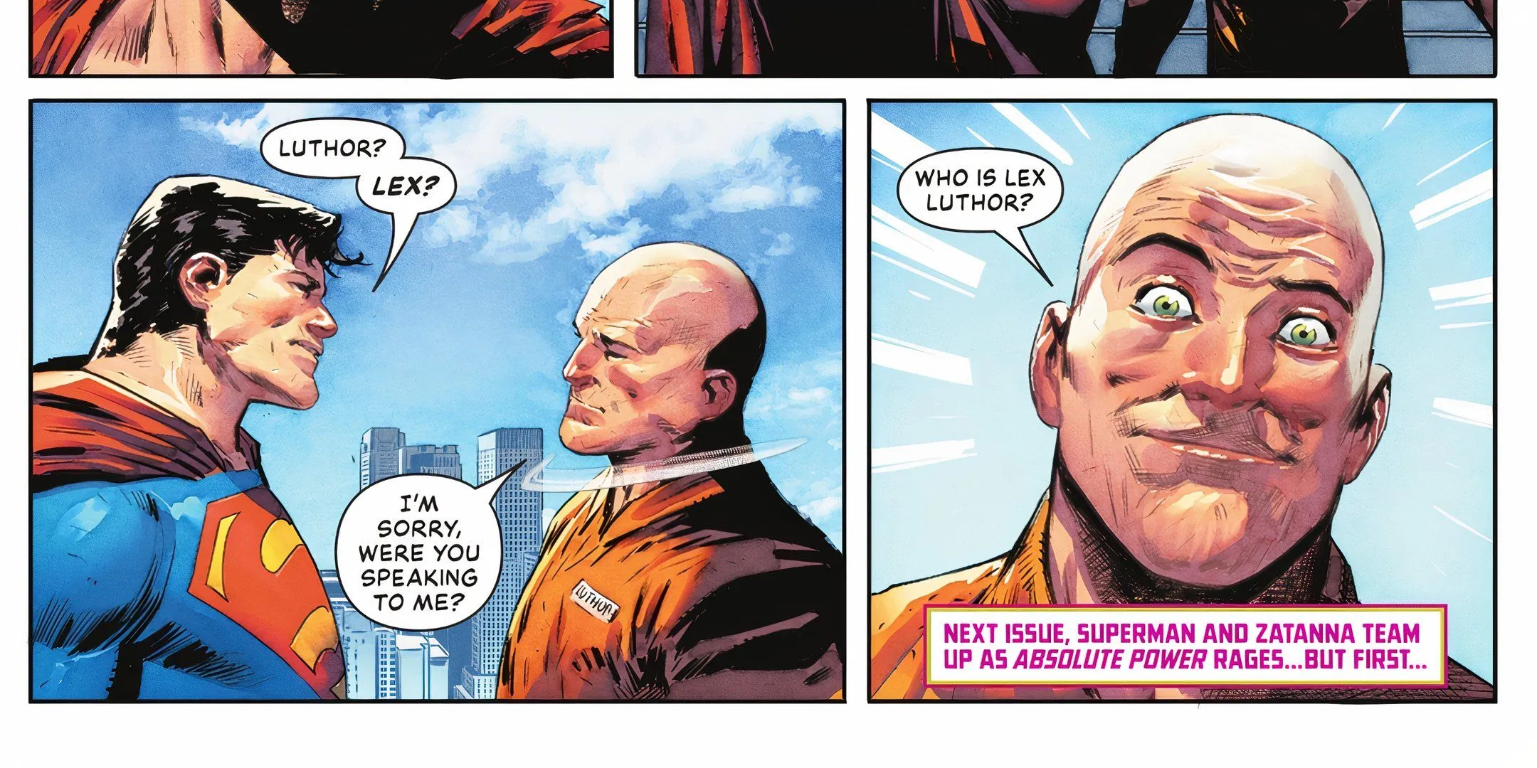 Lex Luthor erinnert sich nicht, wer er ist DC