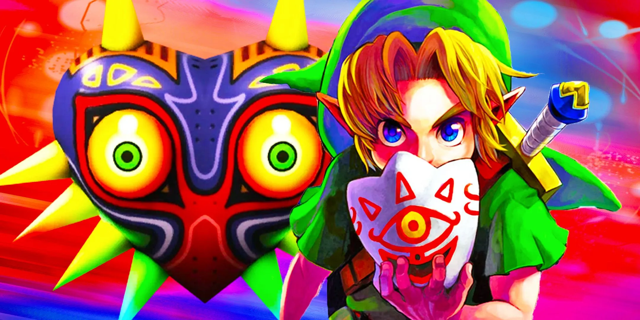 Link and the Mask from Majora's Mask