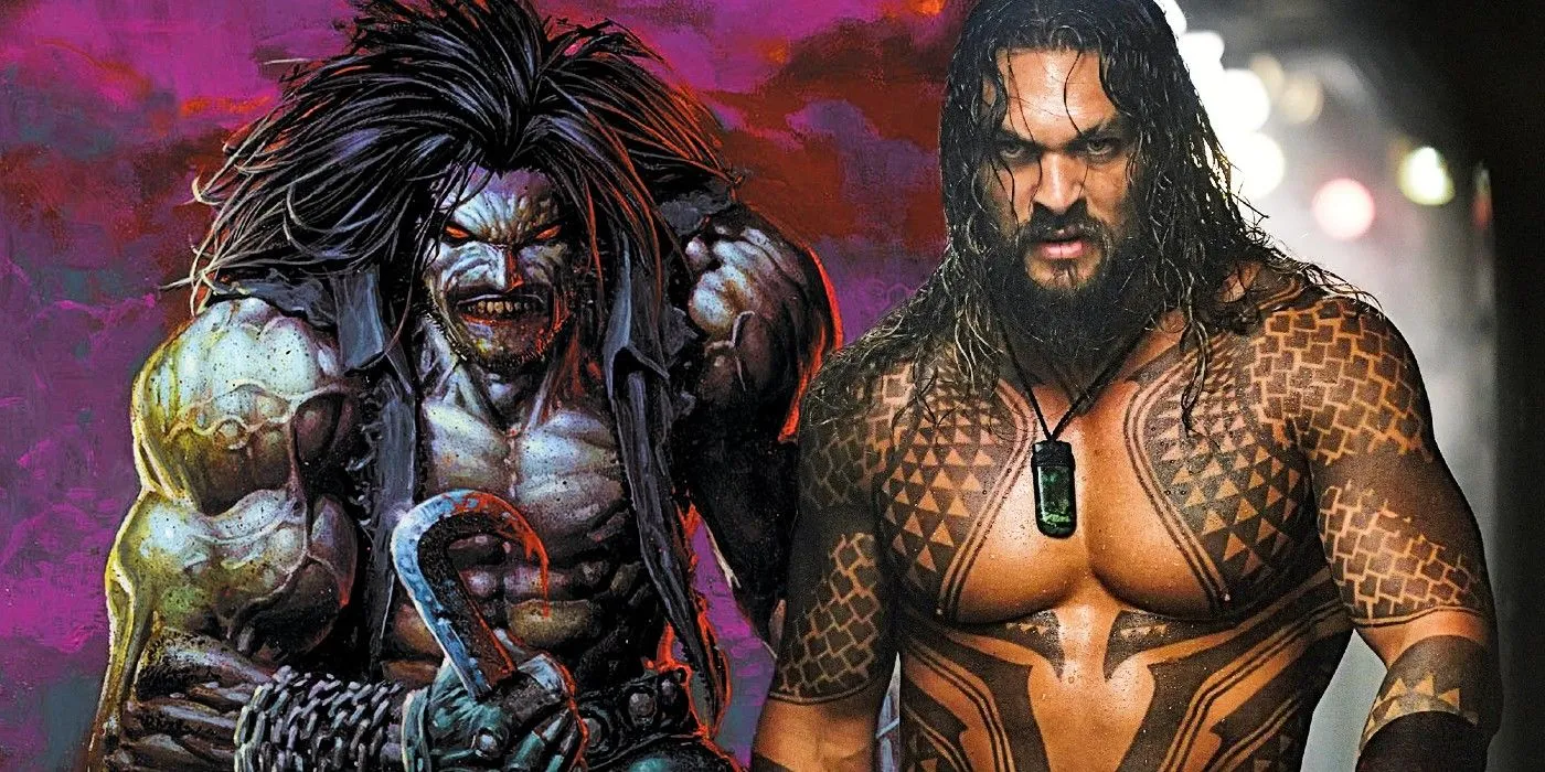 Custom image of DC Comics' Lobo and Jason Momoa in Aquaman.