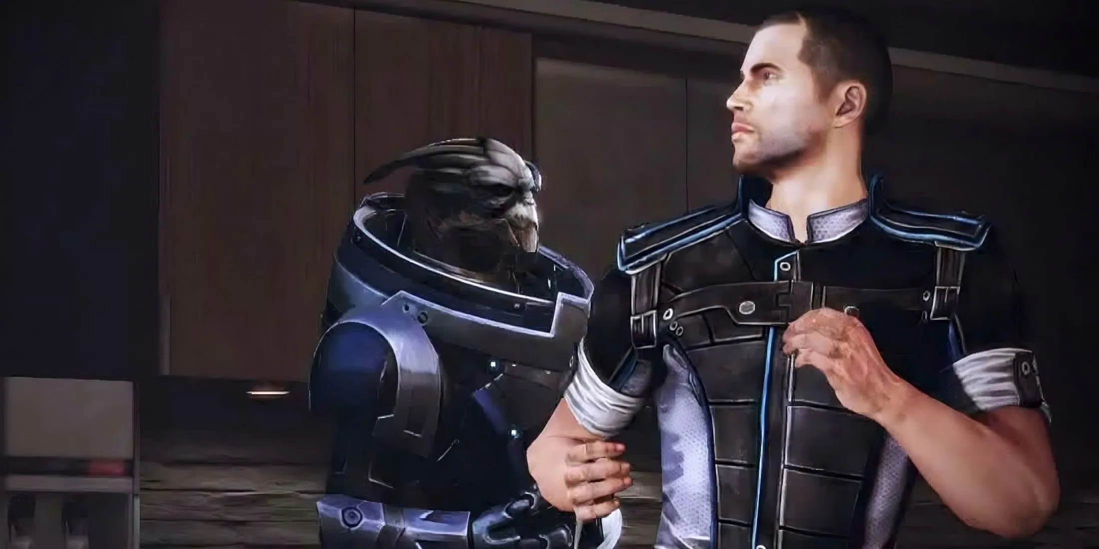 Shepard che balla nel DLC Citadel di Mass Effect 3