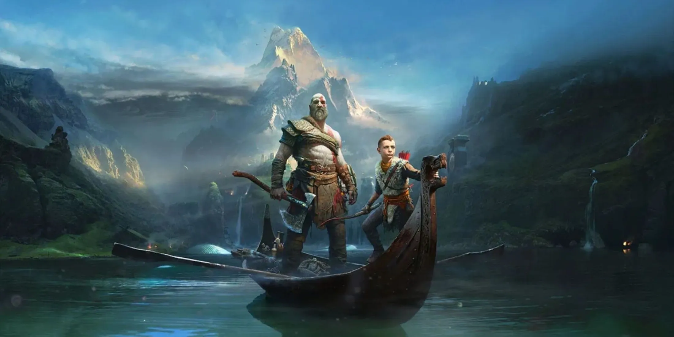 Couverture de God Of War 2018 sans texte