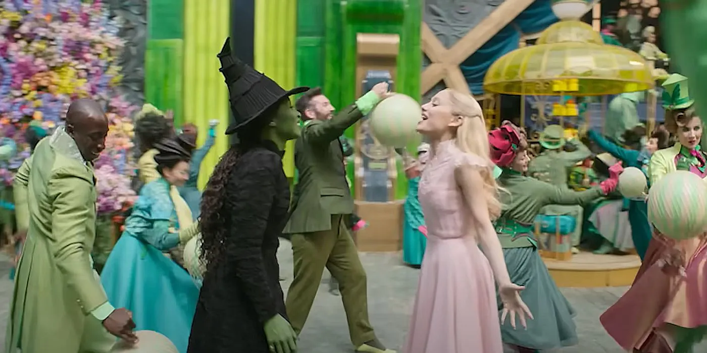 Elphaba i Glinda śpiewają piosenkę o jednym krótkim dniu w „Wicked”