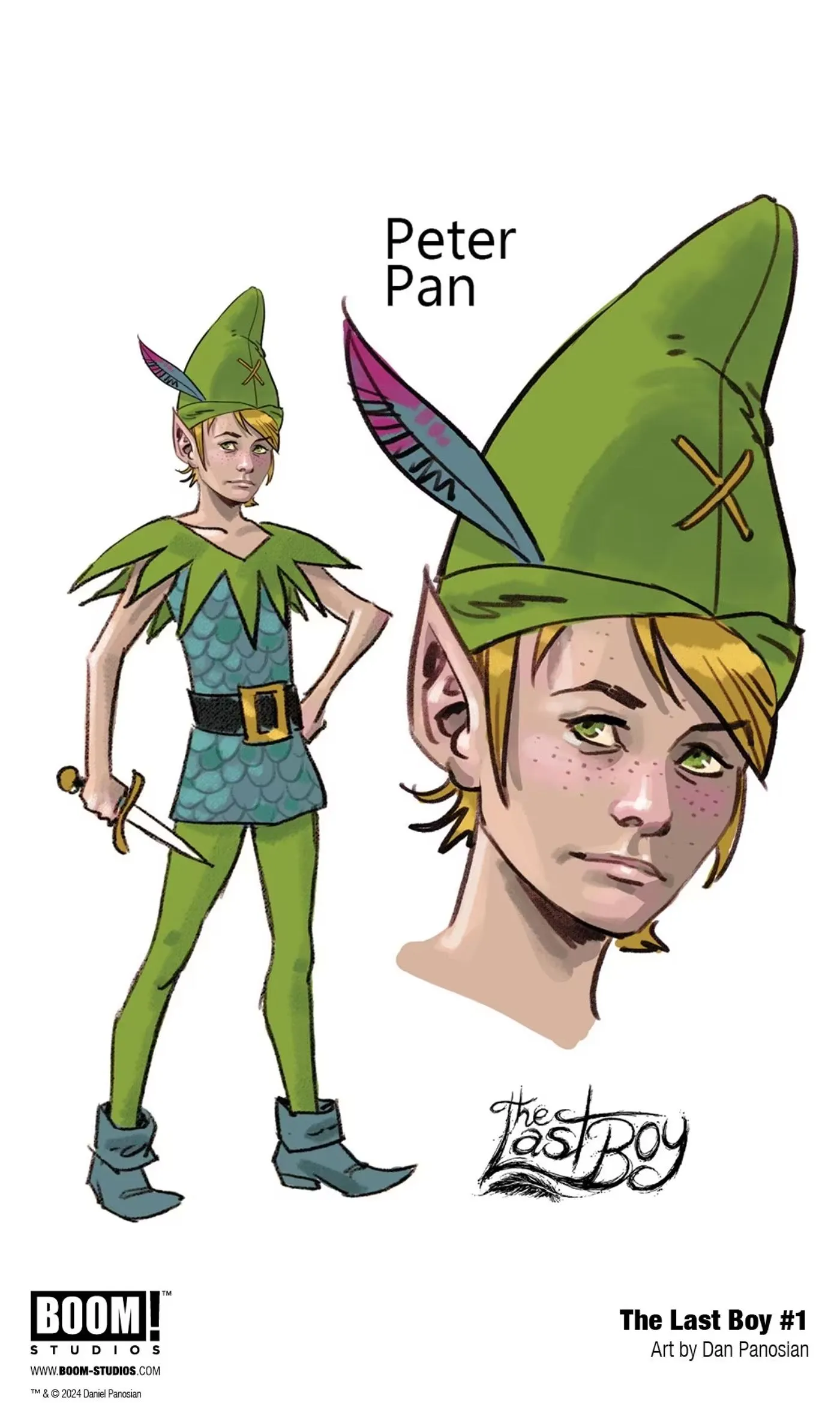 Boom! Studios의 Peter Pan 컨셉 아트 The Last Boy