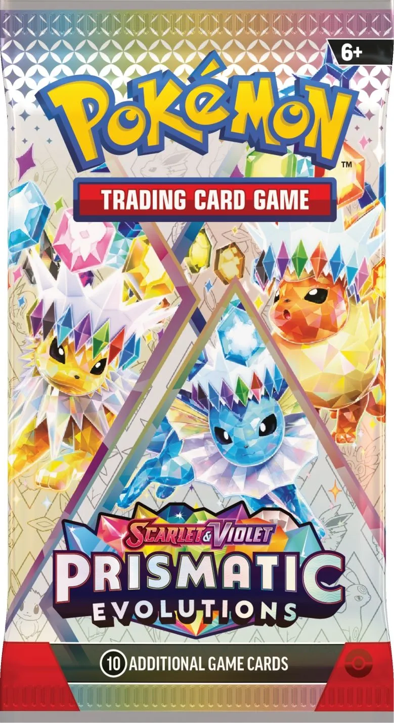 Prismatic Evolutions 中的 Vaporeon、Jolteon 和 Flareon