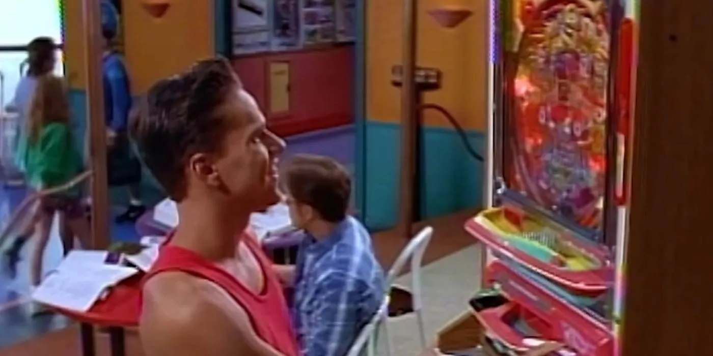 Rocky am Pachinko-Automaten Mighty Morphin Power Rangers