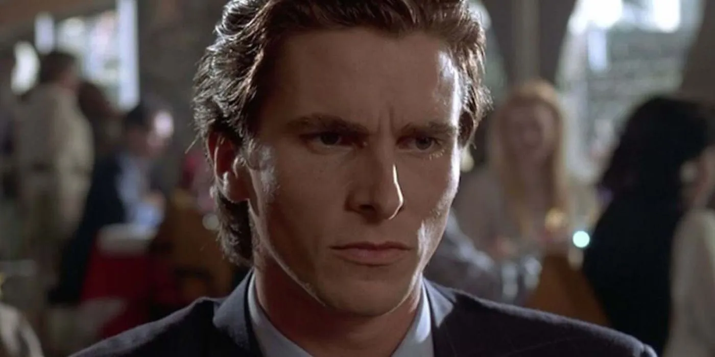 Patrick Bateman wygląda poważnie