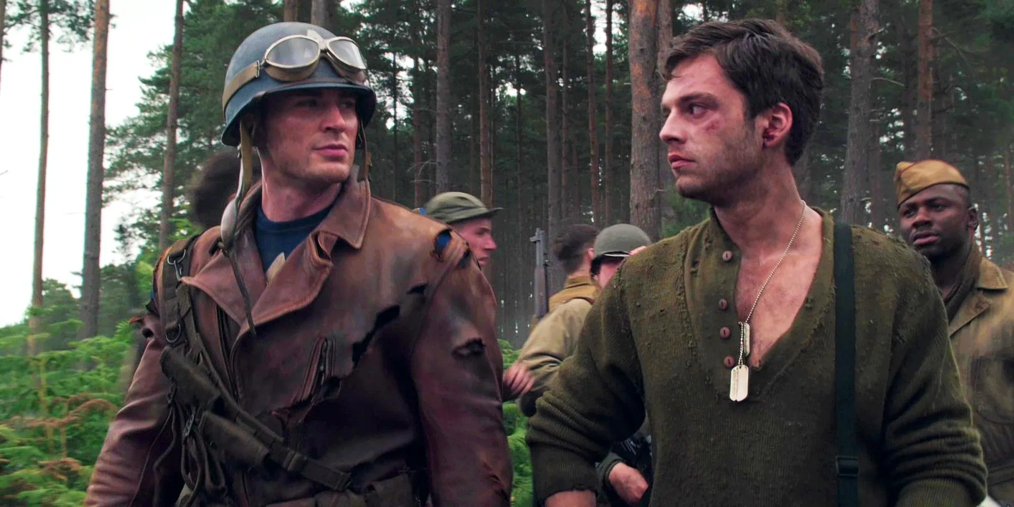 Steve Rogers et Bucky Barnes