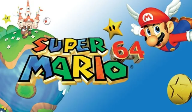 Jogador mostra arte incrível de Super Mario 64 feita por sua mãe