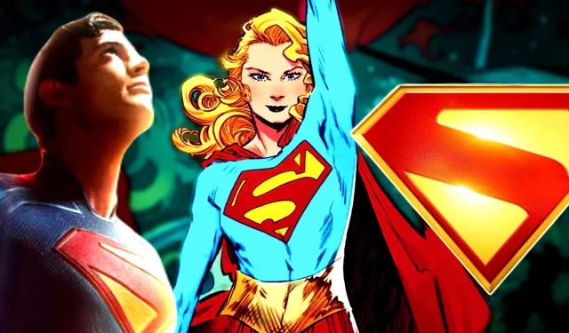 Impresionante arte de DC: póster de la película Supergirl inspirado en el estilo Superman de James Gunn