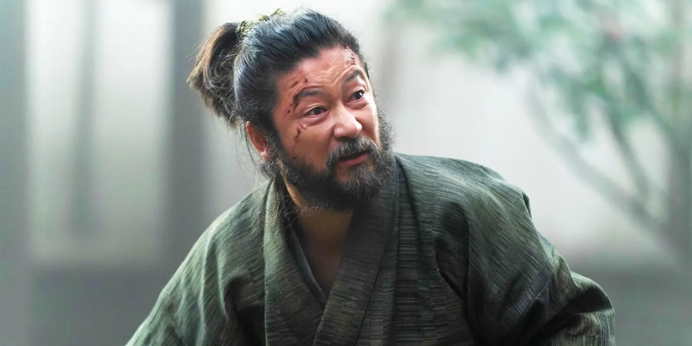 Tadanobu Asano dans le rôle de Yabushige dans l'épisode 10 de Shogun