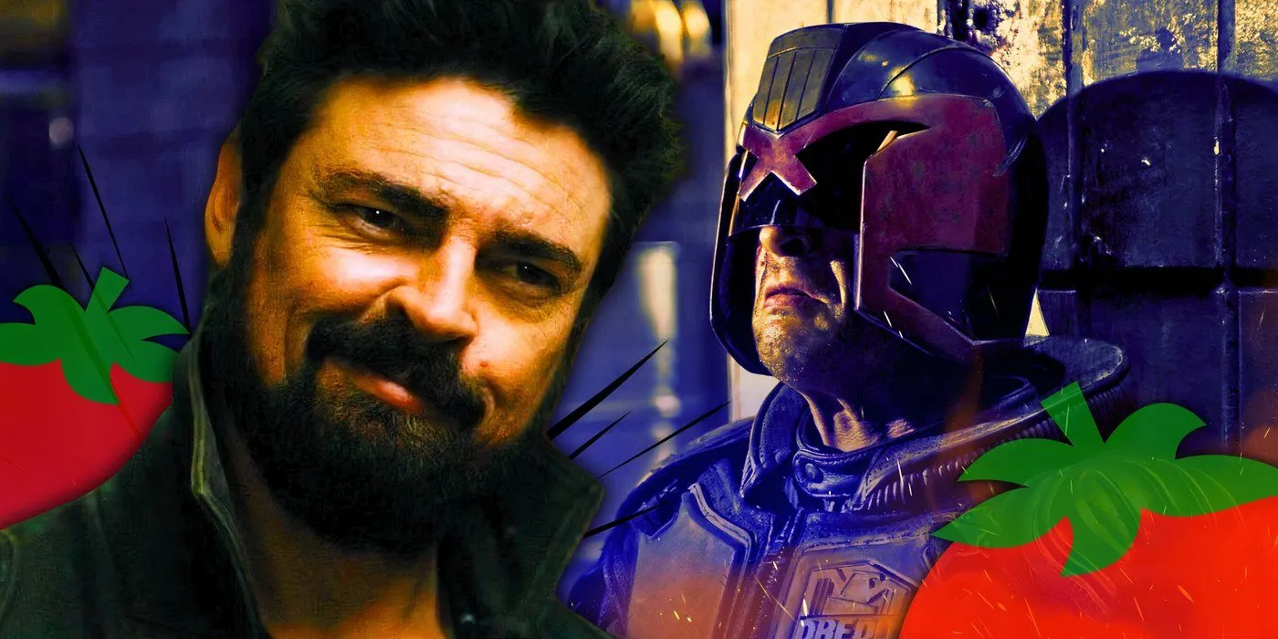 I personaggi di Karl Urban, Billy Butcher di The Boys e Judge Dredd di Dredd del 2012