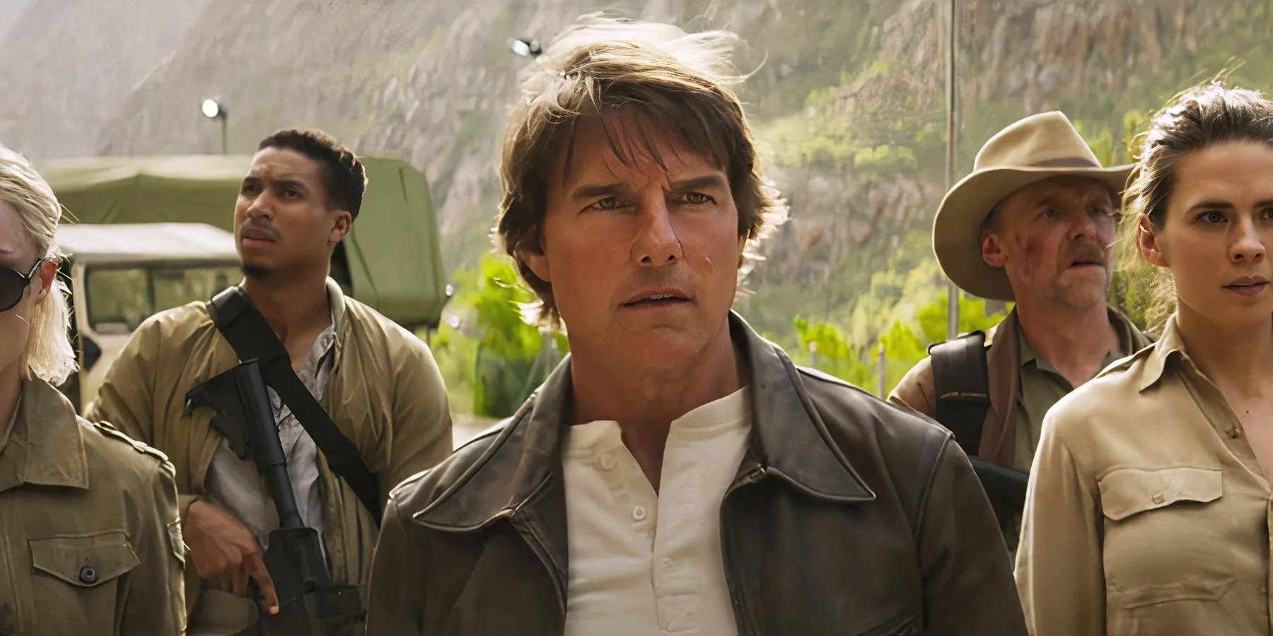 Tom Cruise dans le rôle d’Ethan Hunt dans Mission : Impossible – Le Jugement dernier