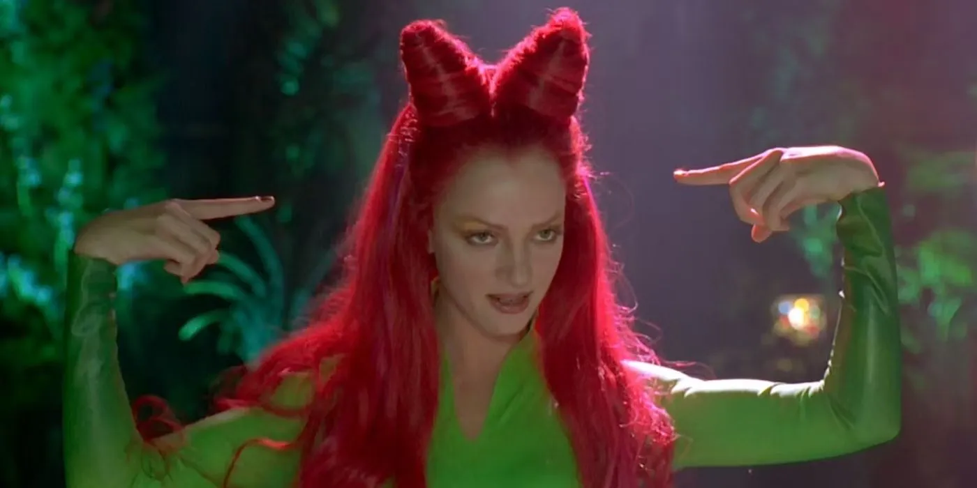 Uma Thurman nel ruolo di Poison Ivy