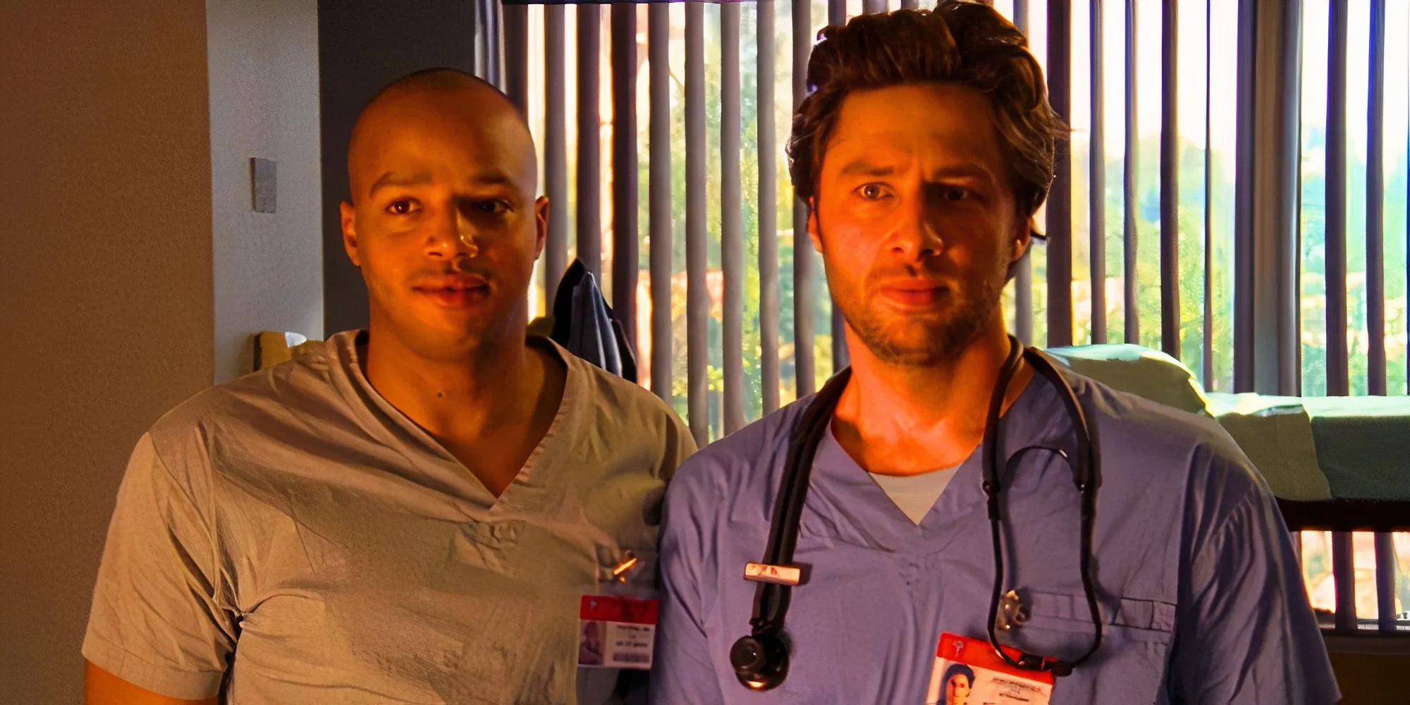 Donald Faison jako Turk i Zach Braff jako JD