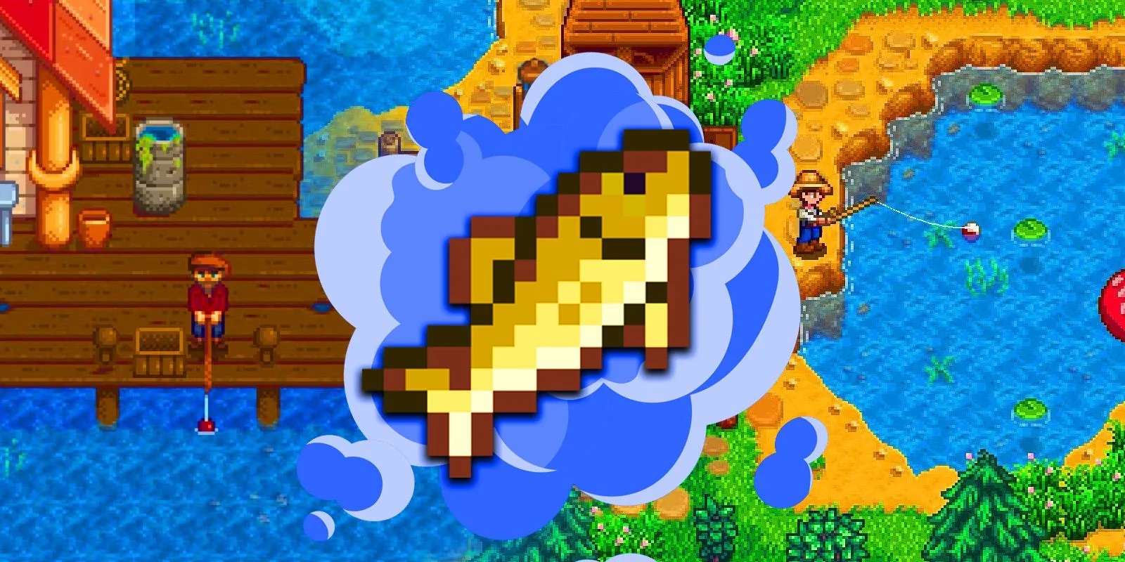 Walleye fish in Stardew Valley