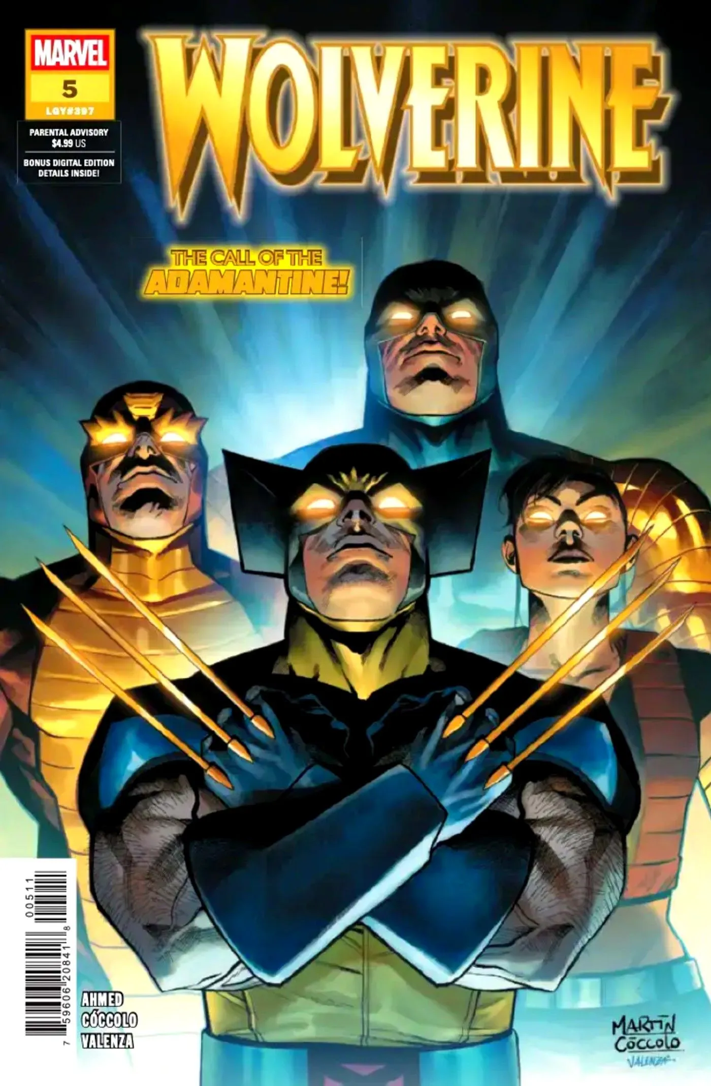 Wolverine avec de nouvelles griffes en adamantine