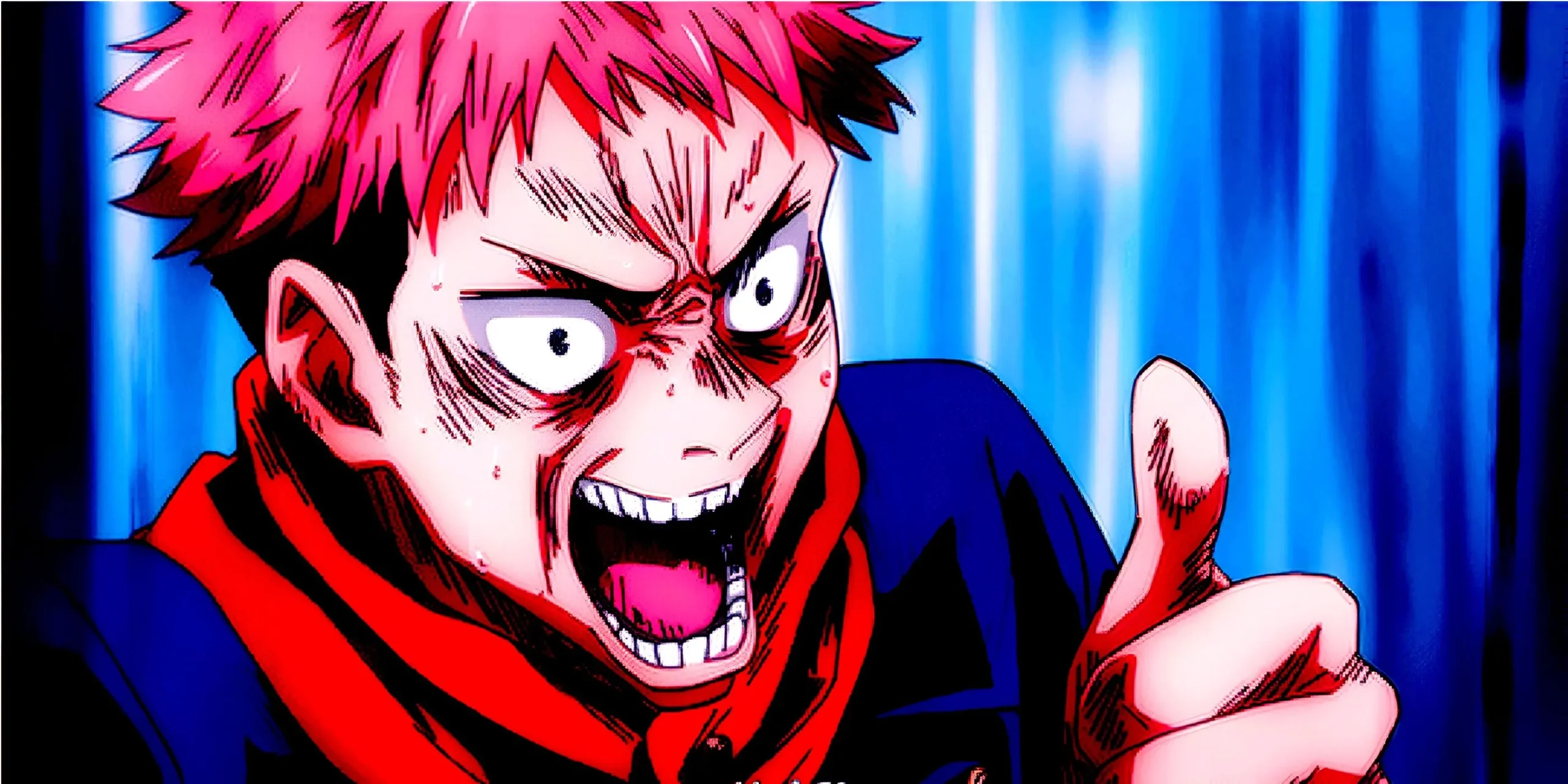 Yuji Itadori looking surprised from Jujutsu Kaisen