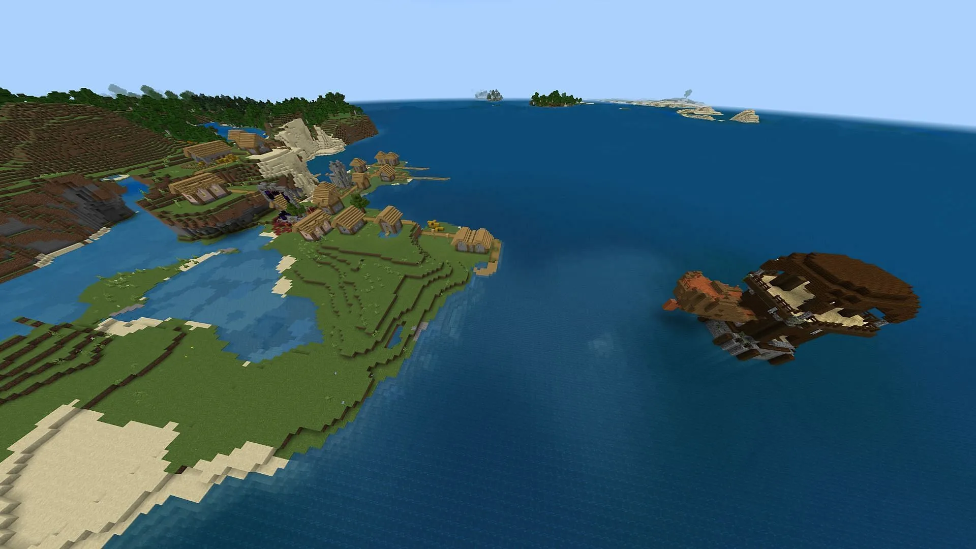 A plethora of structures await Minecraft players using this seed (Image via Mojang) A plethora of structures await Minecraft players using this seed (Image via Mojang)