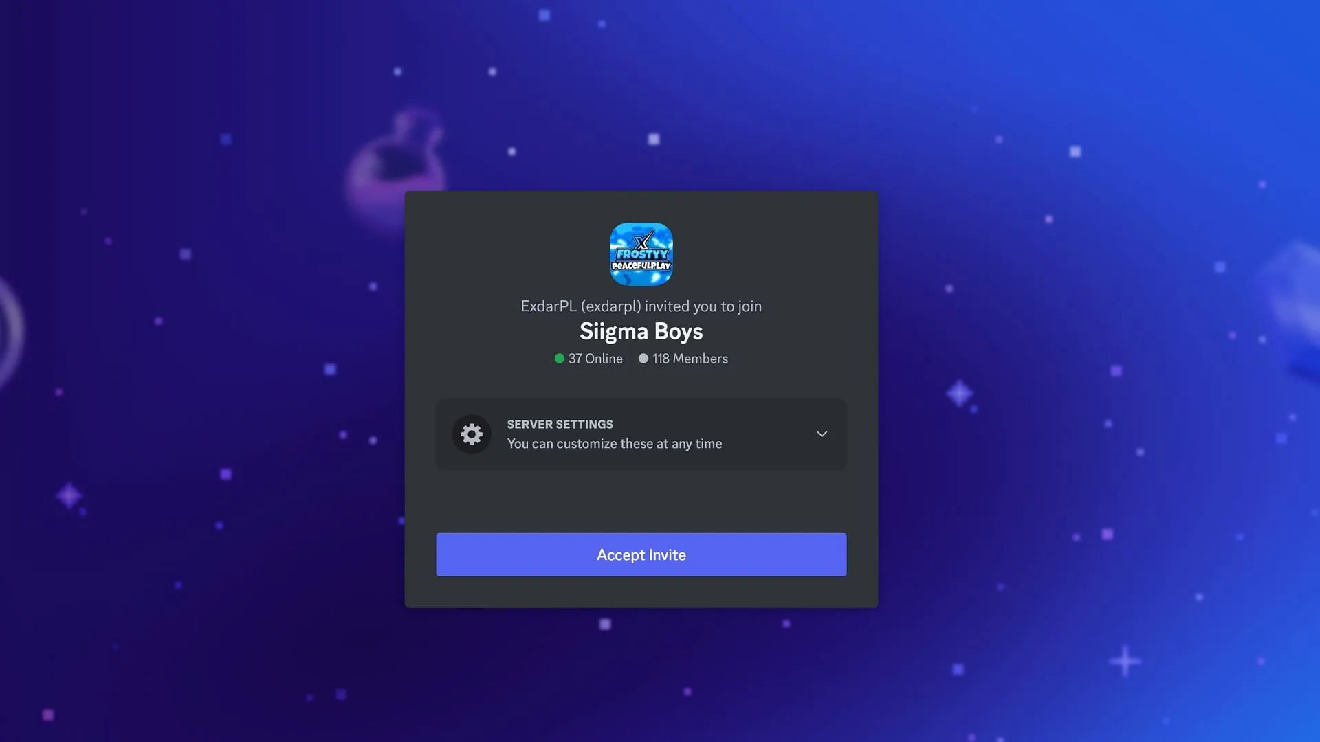 Discord link (Image via Discord) Discord link (Image via Discord)