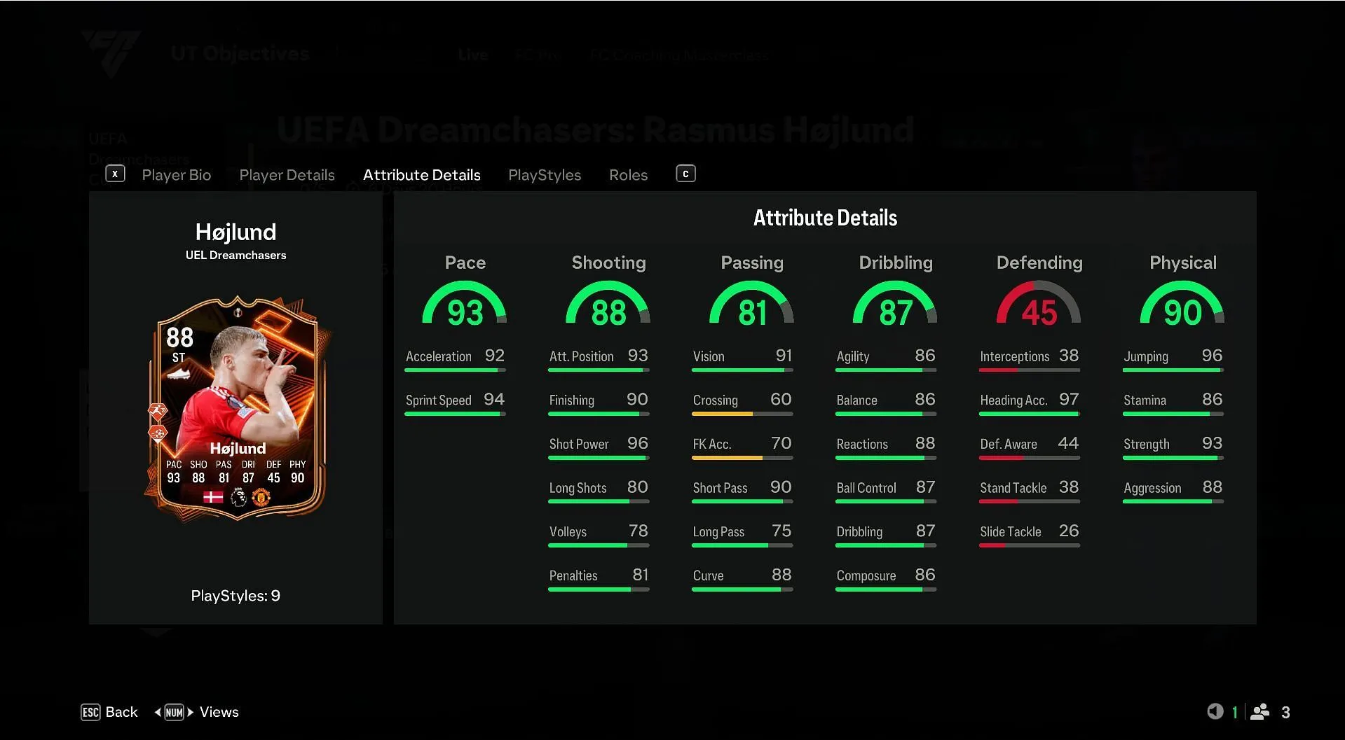 The latest objective item stats (Image via EA Sports) The latest objective item stats (Image via EA Sports)
